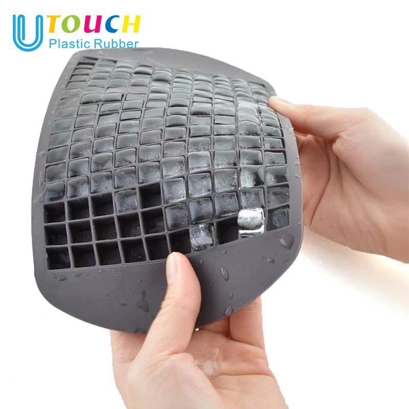 

Creative 160-Cavity Mini Square Silicone Ice Cube Tray - DIY Crushed Ice Mold, Compact 1cm Cubes Blue красный/синий