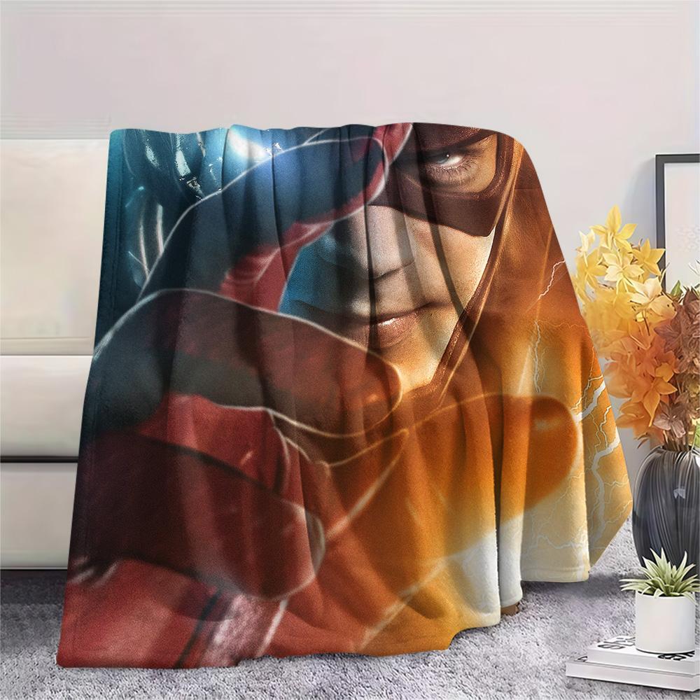 

The Live Action Flash Flannel Blanket, Warm Plush Throw for Home Use, Perfect Gift for Flash Fans 75x90cm