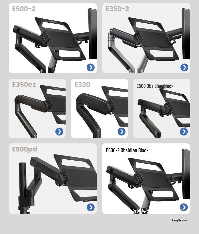 Dual Screen Laptop Display Stand with Adjustable Lifting Base