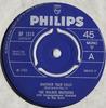 7inch Record WALKER BROTHERS - Another Tear Falls BF1514,320229BF Philips 1966 UK Rock Used