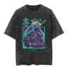 European & American Washed Vintage Short-Sleeve T-Shirt - American Retro Anime Short-Sleeve T - VT2987