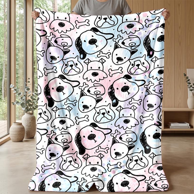 Palm Tree Bath Time Theme Blanket Lightweight Warm Flannel Blanket Decorative Throw Blanket for Home Decoration