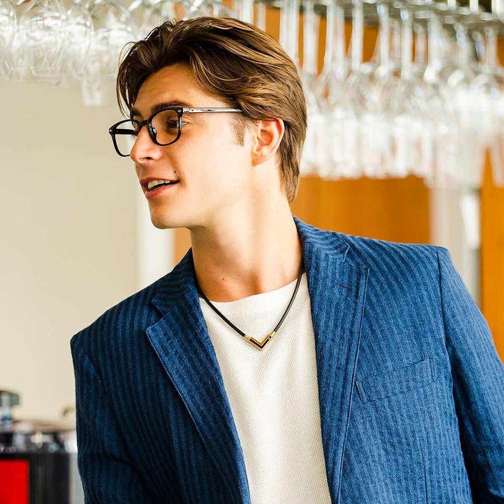 Colantotte TAO Necklace VEGA NEXT Classic Gold x Black L ABARK52L (47cm)