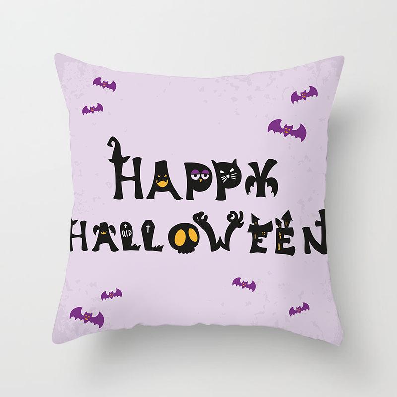 Halloween Pillowcase  Cartoon Devil Pumpkin    Decorative