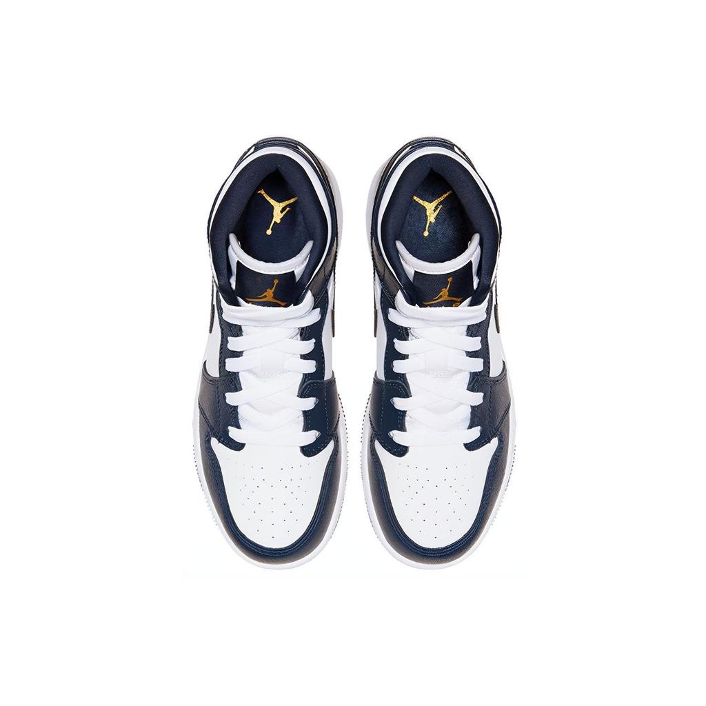 (GS) Air Jordan 1 Mid 'Obsidian' Kids' 554725-174