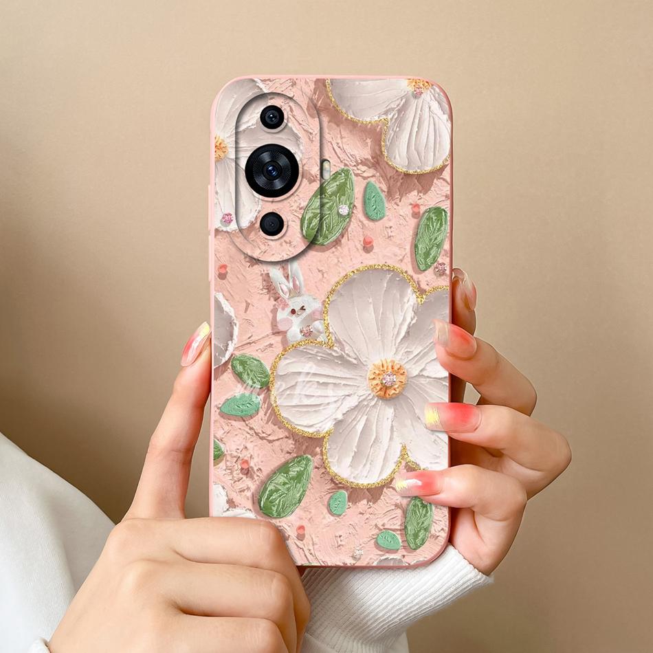 For Huawei Nova 11 Pro Phone Case Cute Design Full Protection Funda For Huawei Nova11 11Pro Soft Liquid Silicone Back Covers
