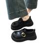 Platform British Style Small Leather Shoes Women's 2025 New Summer and Autumn with Skirts Mary Jane Women's Shoes Single Shoes Loafers