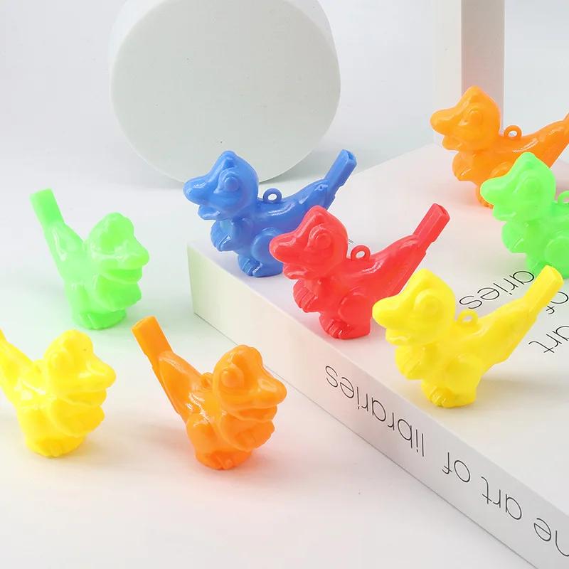 2pcs-Cute Dinosaur Shape Water Bird Whistle Pet Dog Training Recall Attracting Random Color