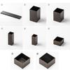 Stylish desk organizer with pen holder and accessory holder, magnetic closure for flexible placement on desk or desktop.