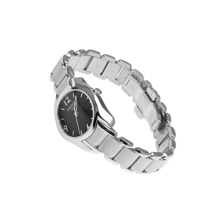 TISSOT Junya Collection Quartz Movement Women's Watch 33mm Black Dial Stainless Steel Case T063.210.11.057.00