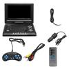 DVD Player 7.8 Inch DVD Player 16:9 Widescreen 270° Rotatable DVD Player Support for Game Function 270° Rotatable DVD Player