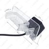 Compatible Rearview Camera for Mercedes-Benz C-Class W202/Smart