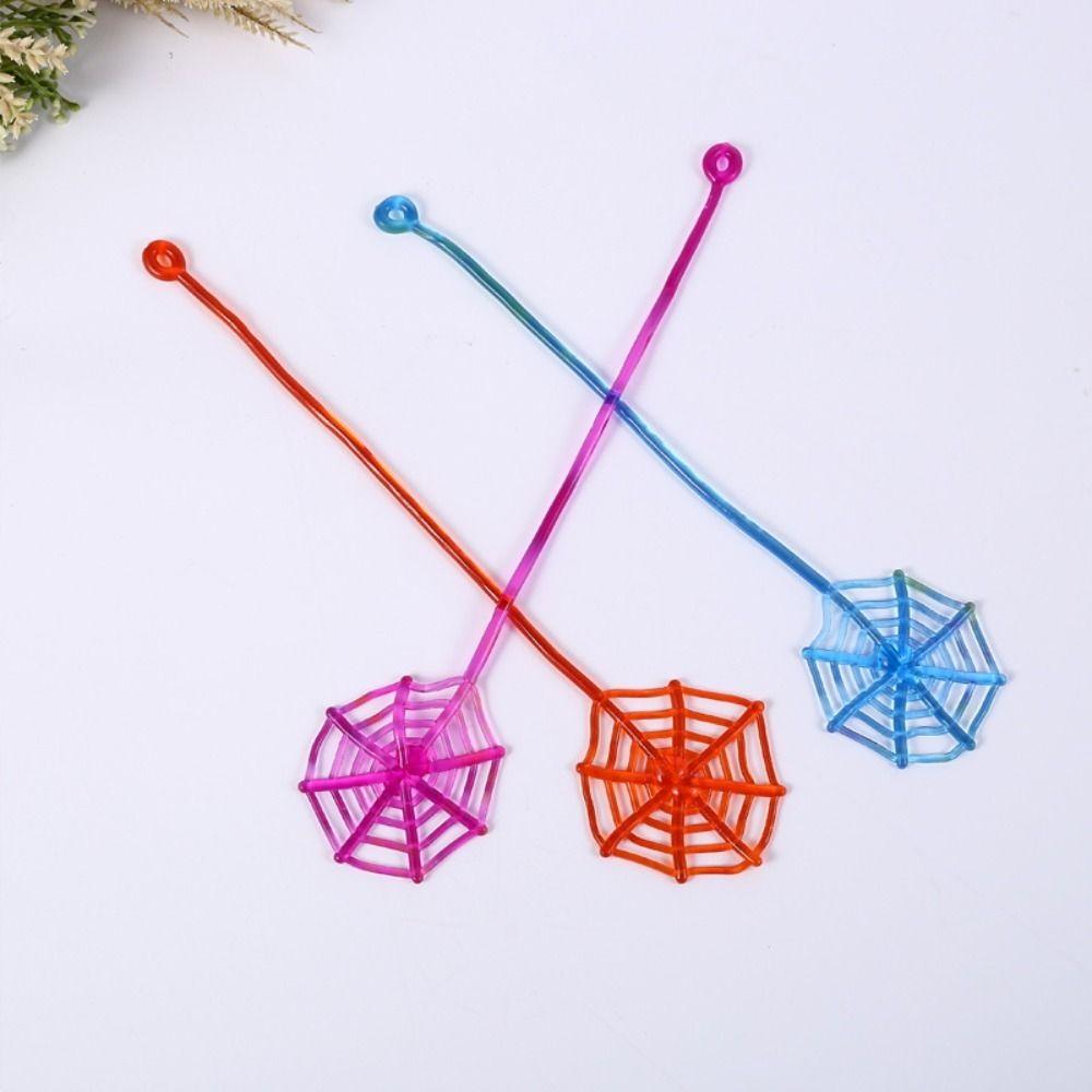 Favor Climbing Tricky Gag Toys 10Pcs Elastically Stretchable Spider Web  Birthday Party Favors