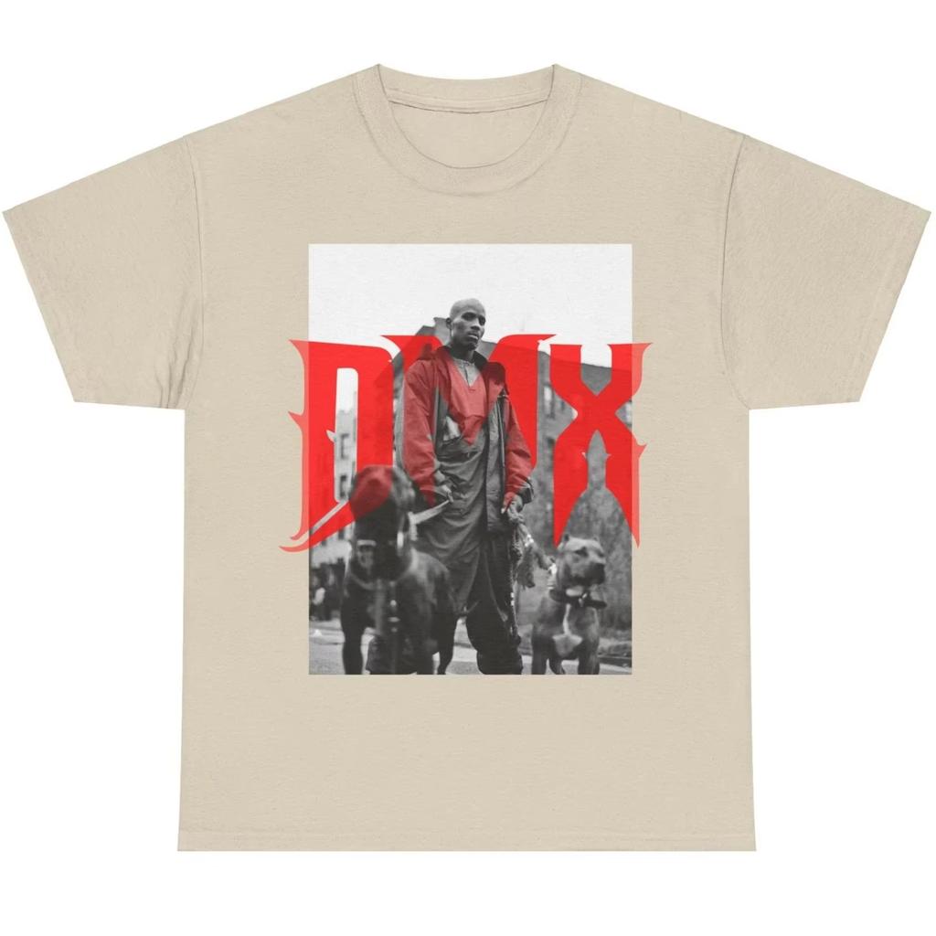 Rapper DMX Mens Cotton Shirt 2026 Summer New Oversized Album Graphics Shirts Womens Y2k Hip Hop Short Sleeve Tshirt Fan Gifts
