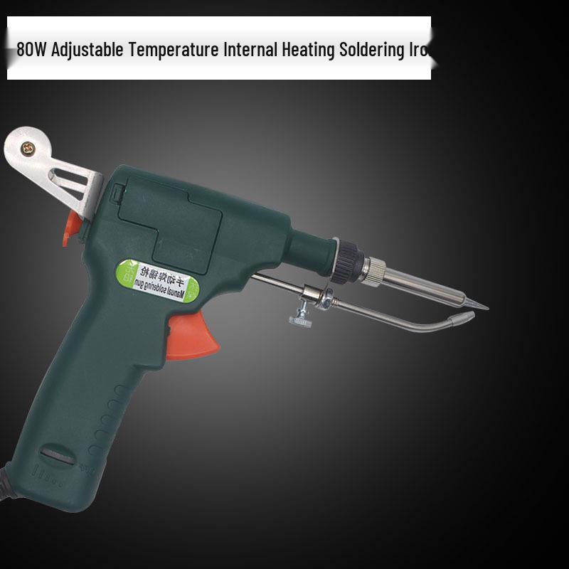 Grenzüberschreitendes Handheld-Elektrolötkolben-Set mit interner und externer Heizung, manueller Lötzinnzufuhr, 60W/80W.