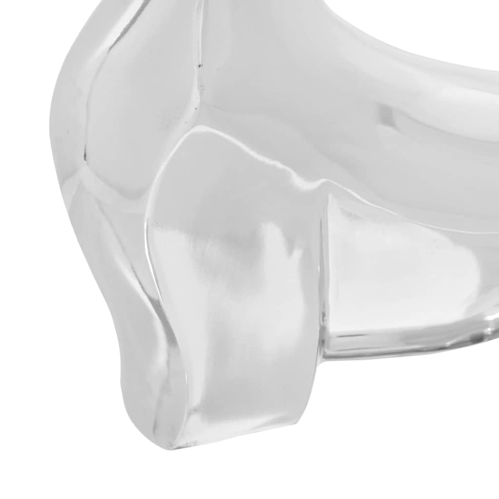 Bull Sculpture Silver 37 x 44 x 17 cm Aluminum