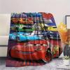 Lightning McQueen Cartoon Printing Flannel Blanket Bedroom Sofa Camping Warm Blanket Gifts for Family and friends-MJ009