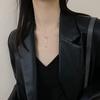 Light Luxury Tassel Gold Ball Necklace Commuter Women's Accessories Ins Clavicle Chain