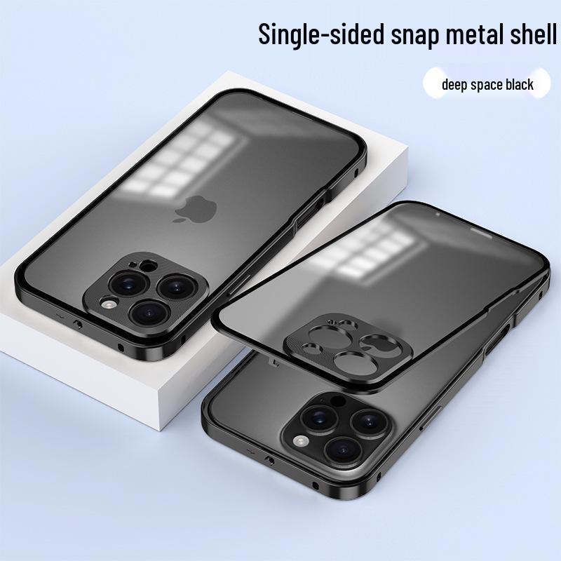 iPhone 16 Pro Max Metal Frame Case with Lens Protection iPhone 14 Pro