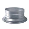 Metall-Abluftkanal-Verbinderflansch Rund 75-300mm Rohr Lüftungsrohr-Verbinder Hitzebeständig Schräger Flanschadapter