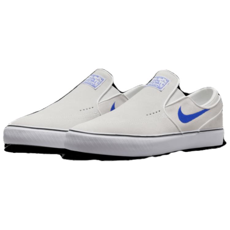 Nike Sb Stefan Janoski+ Slip Summit White Hyper Royal Skateboard Shoes FN5893-101