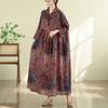 DIMANAF New 2026 Women Plus Size Summer Vintage Long Dress Cotton Hooded Loose Oversize Casual Lady Maxi Print Beach Sundress