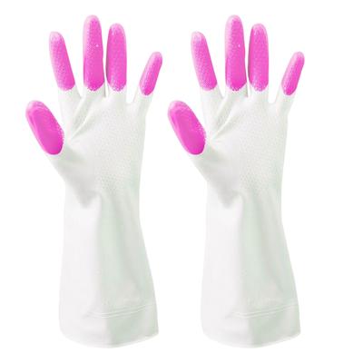 2pcs Luvas Antiderrapantes Luvas Universais Cool Fit Antiderrapante Casa Limpa Pratos Lavagem Acessório Homens Mulheres Cozinha