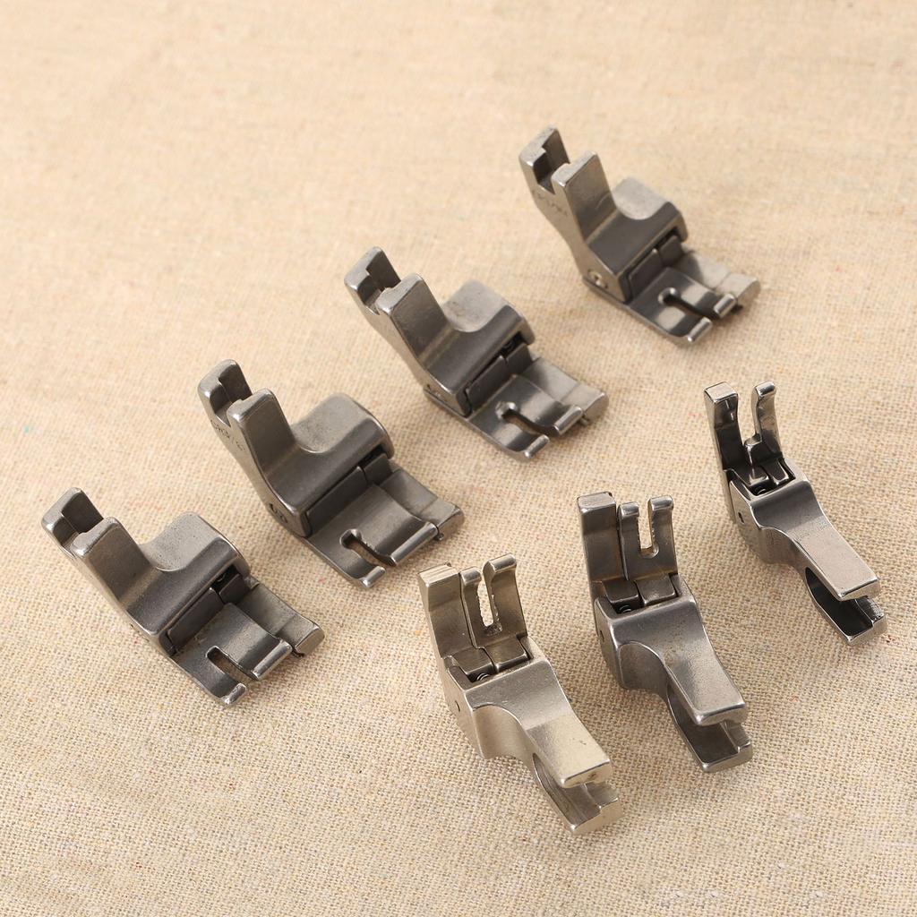 DRELD 1-Needle Lockstitch Industrial Sewing Machine RIGHT & WIDE Presser Foot 1/16"-3/8" For BROTHER JUKI SINGER Sewing Machine