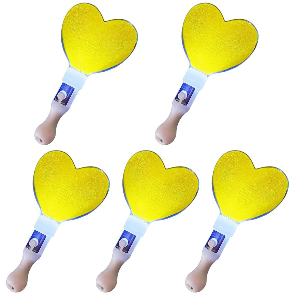 Glow Sticks Light Color Changing Light Mini Heart Lamp Gifts for Interior Livehouse New Year Concert KPOP Luminous Lamp