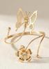 Cross-Border Jewelry Irregular Open Arm Bracelet - Punk Style Flower & Butterfly Arm Ring, Ocean Series Starfish.