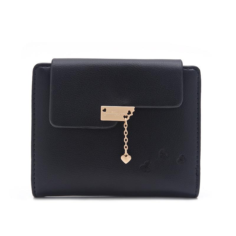 Lommebok Dame Kort Ins Kjærlighet Anheng Multi-kort Brettbar Skinnlommebok