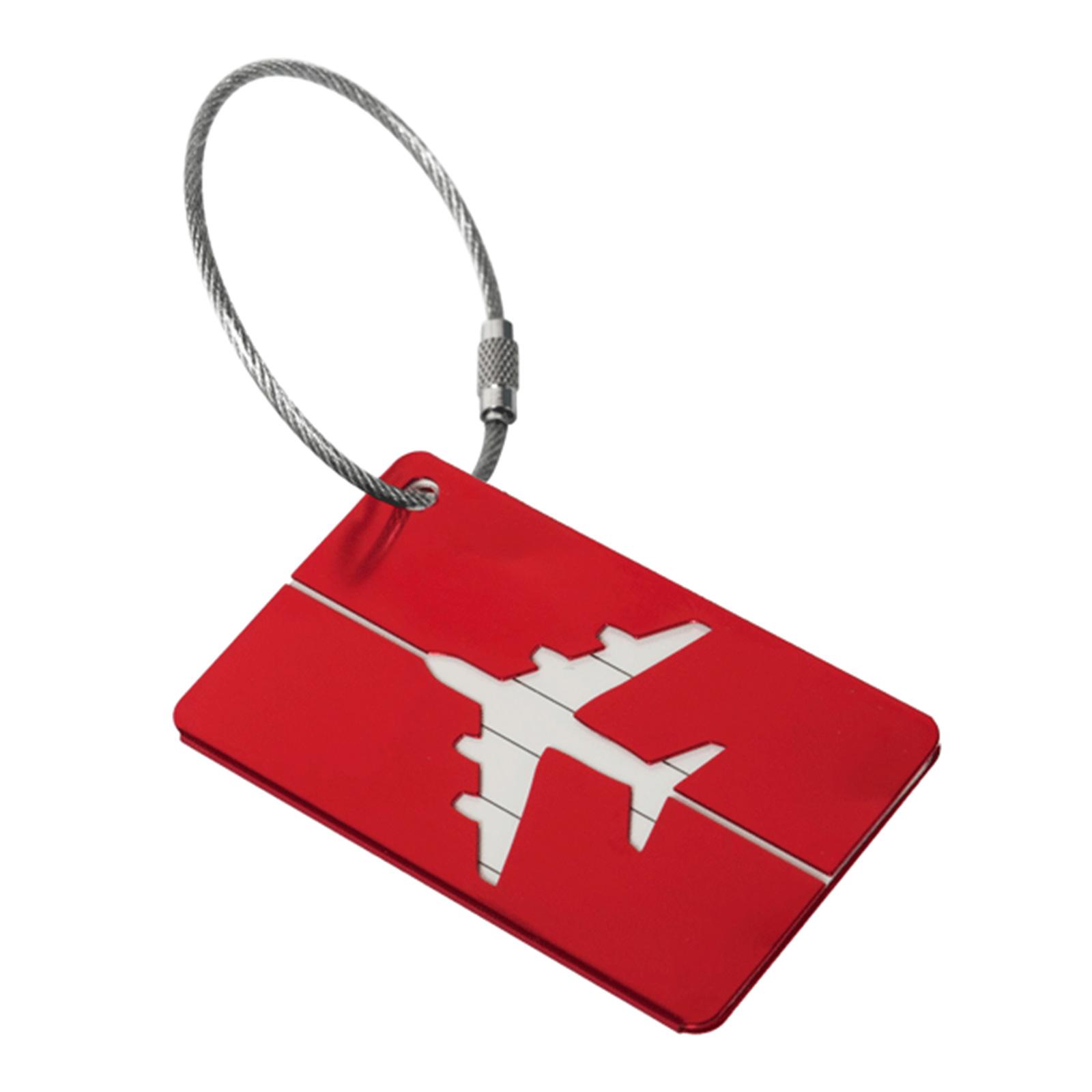 

Бирки для чемодана Бирка для багажа Бирки для рюкзака с металлической петлей Имя ID Адресная карточка Идентификатор багажа Дорожный аксессуар красный