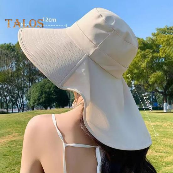 Cappello da Sole da Donna a Tesa Larga Design Blocca-Sole Traspirante Cappello Protezione UV Tinta Unita Coulisse Regolabile Cappello da Tè per Esterno