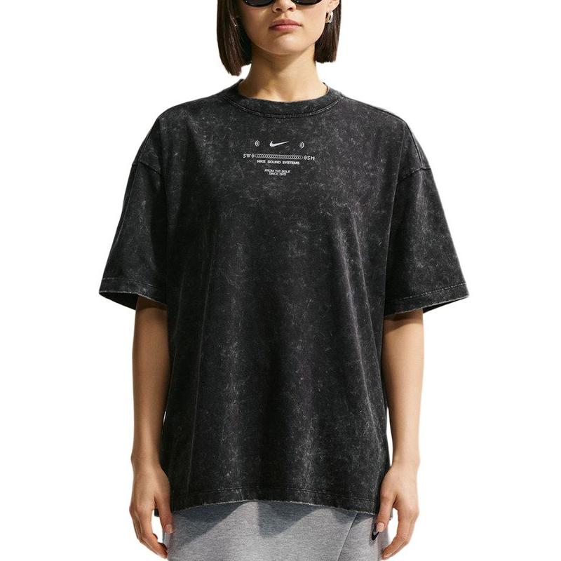 

Nike T Shirts Women s Black Crew Neck Moderate IV2035-010 L