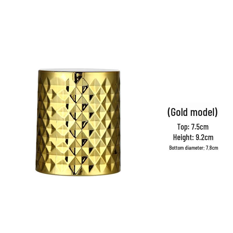 Electroplated Glitter Dice Shaker Cup for Bars, KTV, and Nightclubs