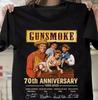 NEW Gunsmoke 70th Anniversary 1955-2025 Signatures Unisex Shirt