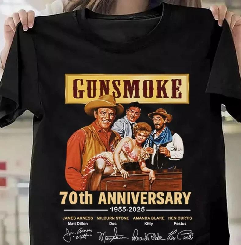 

NEW Gunsmoke 70th Anniversary 1955-2025 Signatures Unisex Shirt XL