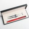 Three-Color Business Gift Gift Box Set, Signature Pen, Black High-End Gift Box, Gift Ballpoint Pen, Pen Box, Orb Pen.