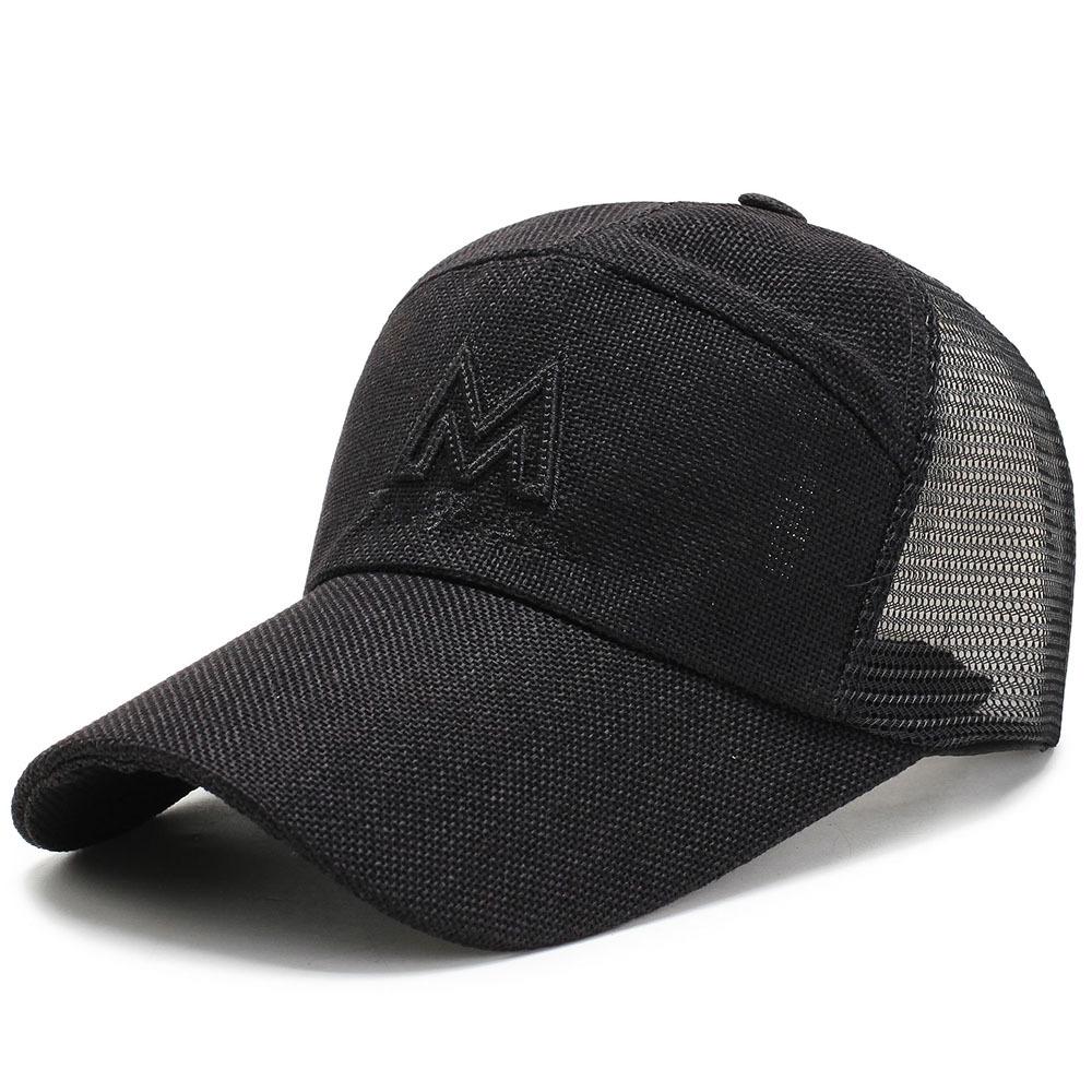 Spring and Summer Men and Women Baseball Cap Mesh Yarn Sun Hat Outdoor Sunscreen Leisure Cap