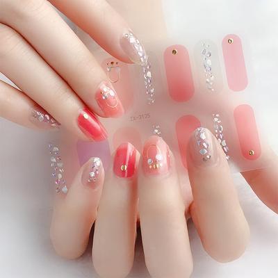 3D Diamond Nail Art Stickers 14 Waterproof Nail Stickers Japanese Nail Stickers Hot Stamping Nail Stickers