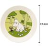Moomin by ARABIA Classic Moomin 1027441 [Officially Imported] Plate, 19cm, Green,
