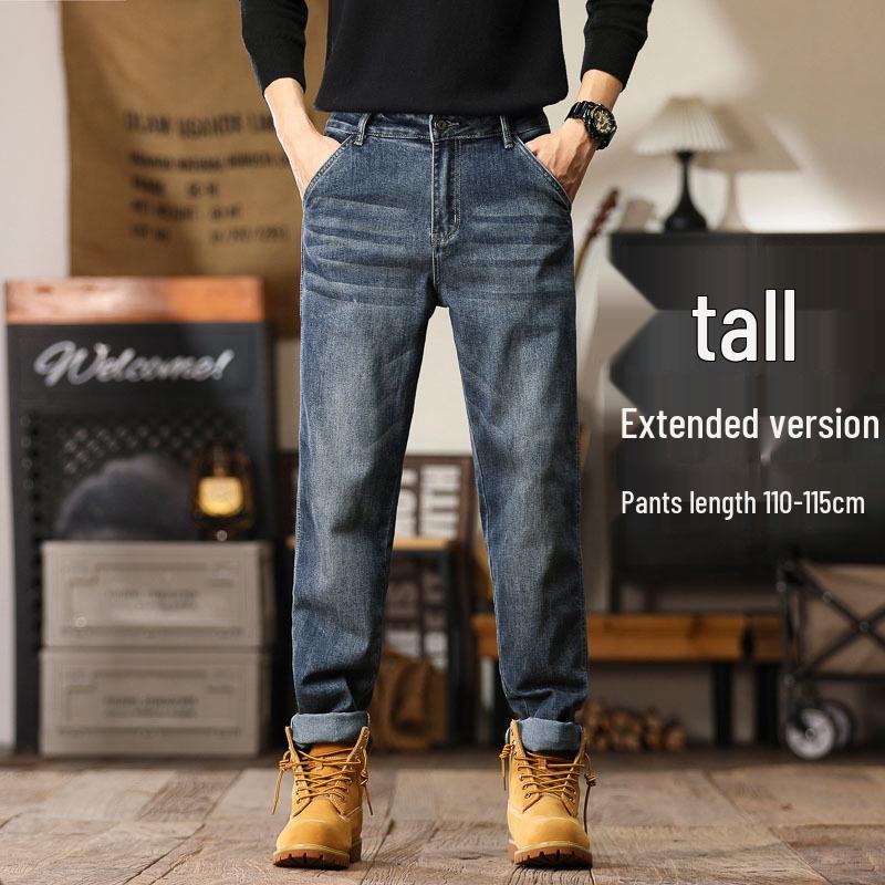 

Мужские очень длинные джинсы скинни в стиле ретро, стрейч - длина 115 см 32