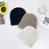 Women's and Men's Couple Daily Knit Fur Short Beanie Hat