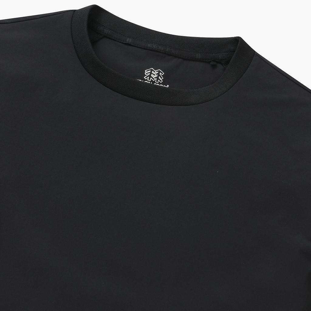 KOLON SPORT Lightweight Comfortable Waterproof Short Sleeve T-Shirt Women tops Black TVTCM24694BLK
