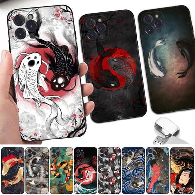 Husa telefon Yin Yang Art pentru iPhone Samsung Galaxy Redmi Xiaomi Oppo OnePlus Note SA 7 8 9 10 11 12 13 14 20 21 22 23 53 54 Pro Max Ultra TPU Soft