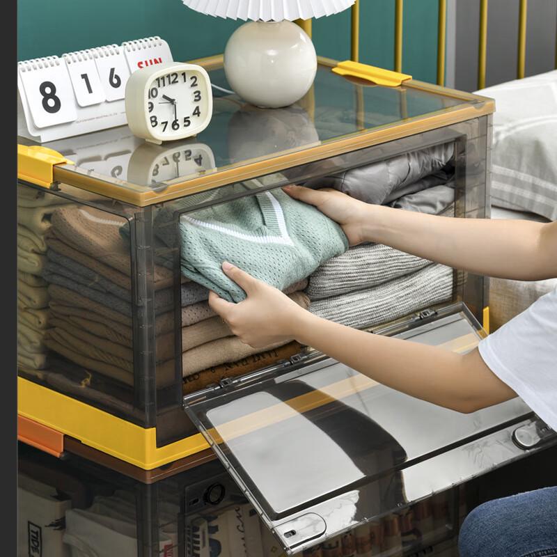 Changbaosen Foldable Transparent Book Storage Box