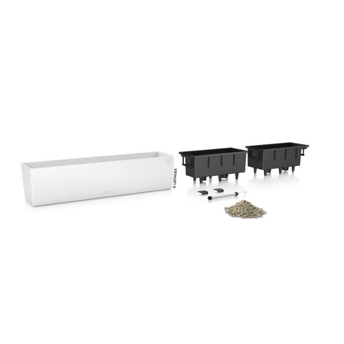 LECHUZA Pflanzkasten Balconera Color 80 ALL-IN-ONE weiß 15680 421458