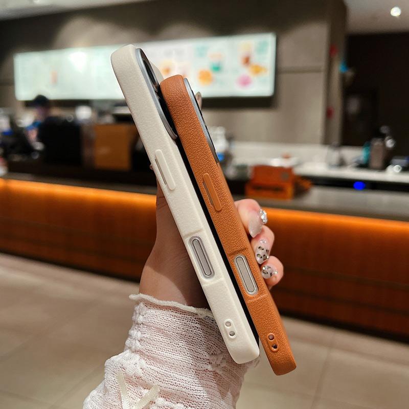 Leather Texture Black Love Hearts Pattern Phone Case for iPhone 16 15 Pro 14 Plus 13 12 11 Pro Max Xs Xr 8 7 Plus Shockproof Soft Tpu Slim Cover