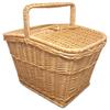 PICKNICKKORB WEIDENKORB Für Picknick Einkaufen Pilze Geschenk MIT DECKEL