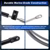 Motoforti 2Pcs 3m 4m 5m 6m 7m Boat Throttle Shift Control Cable Marine Outboard Remote Cable for Mercury MerCruiser